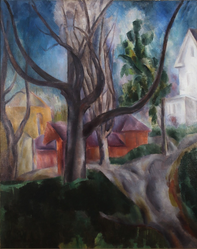 Andrew Dasberg, Finney Farm, Croton-on-Hudson, 1916, oil on canvas, 30 1/8 x 24 1/2 inches