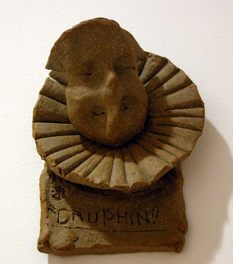 Dauphin, 2006, terracotta, 5 1/2 x 4 3/4 x 3 inches