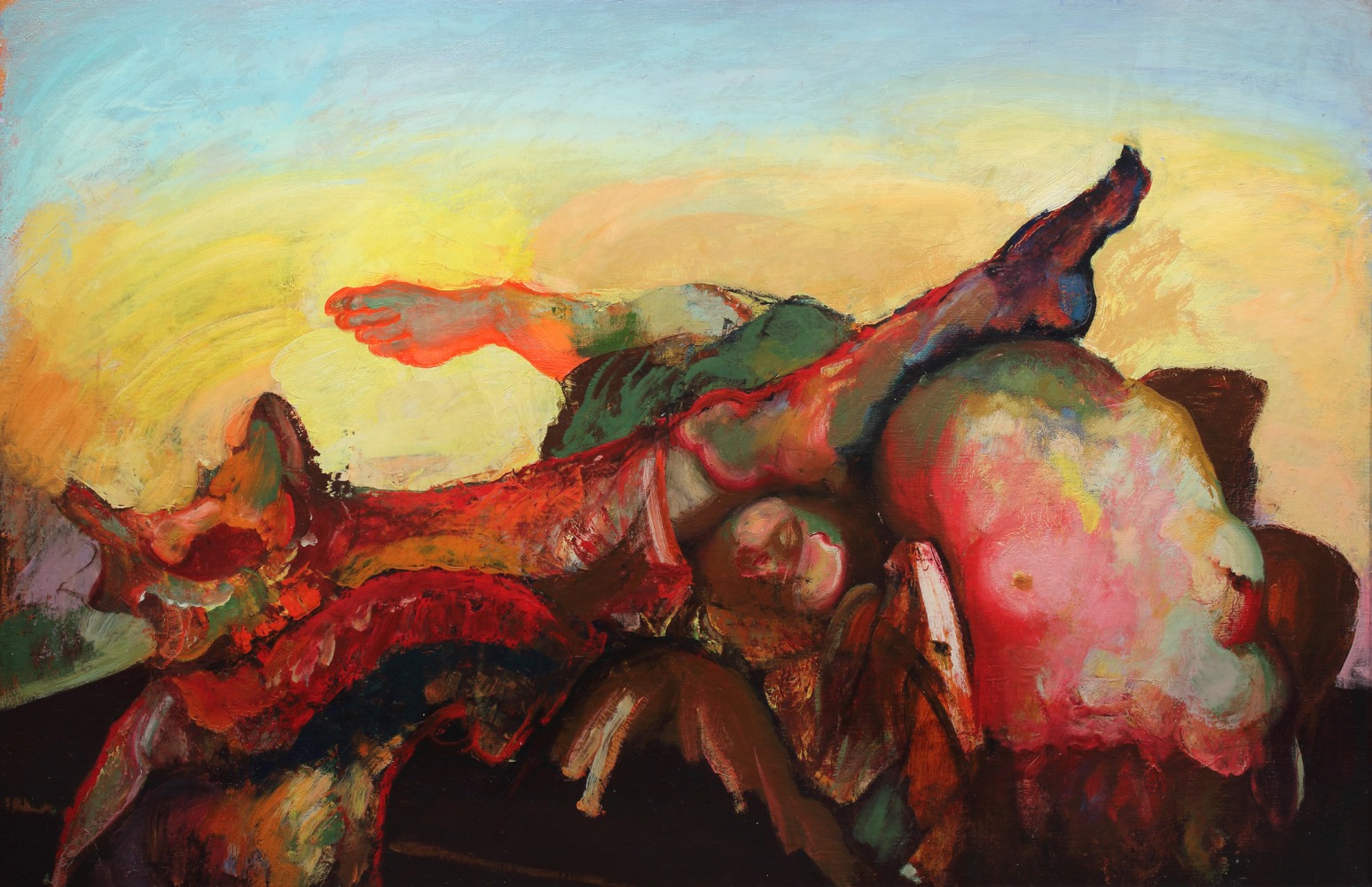 Torso And Limbs, 1952, oil on canvas, 34 1/4 x 52 inches