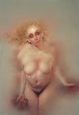 Angel,&amp;nbsp;2007, oil on linen, 44 x 30 inches