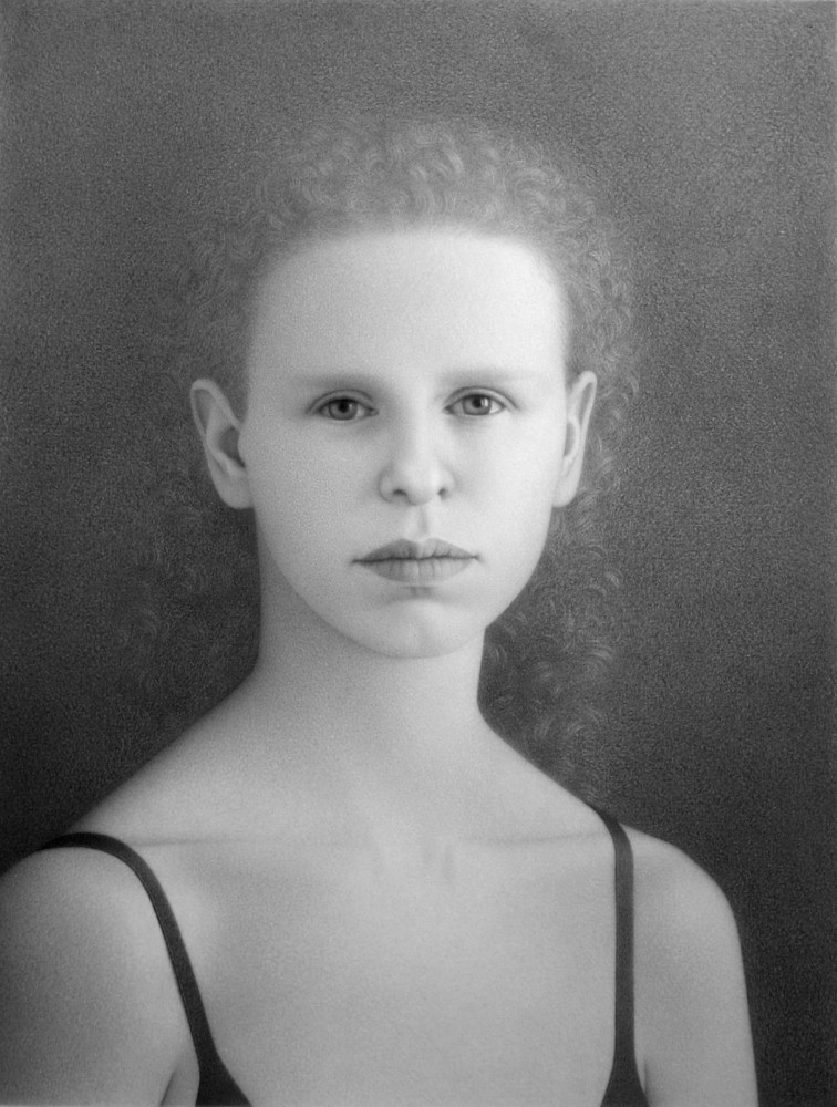 Brett Bigbee,&amp;nbsp;Portrait of Ann, Second, 2007, graphite on paper, 17 3/4 x 13 3/4 inches