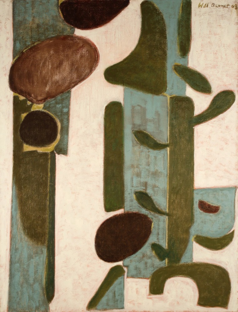 Will Barnet,&amp;nbsp;Call It Winter, 2003, oil on canvas, 24 x 26 inches