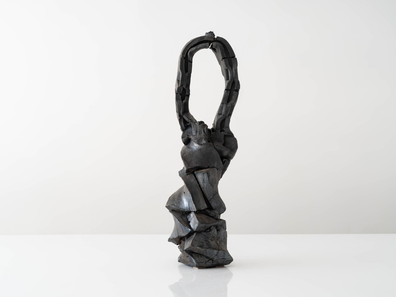 SHOZO MICHIKAWA
Volcano Usu Sculptural Form, 2023
Stoneware
23.5" H x 6.75" Dia.