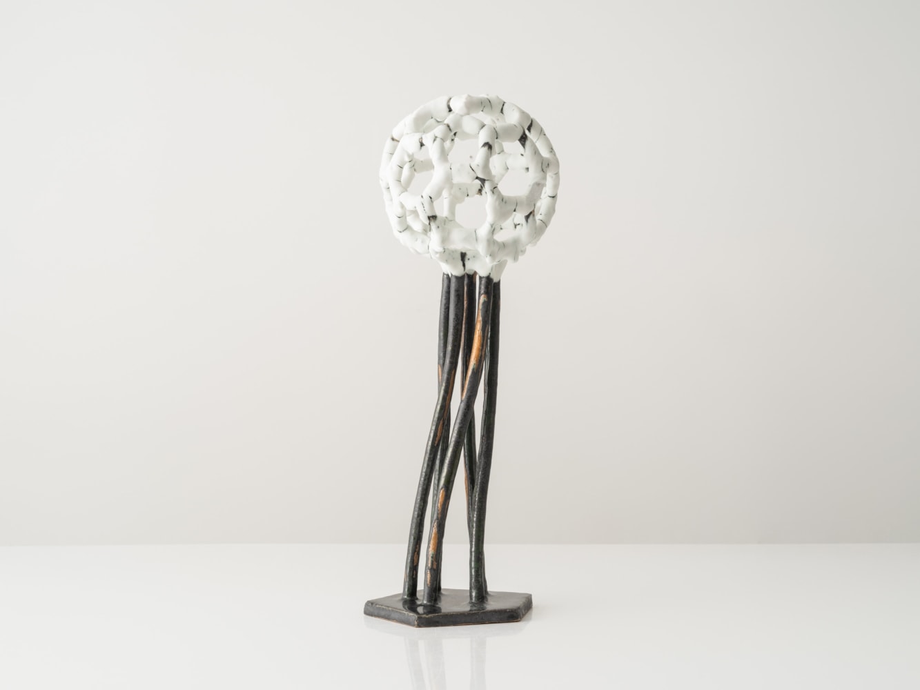 BENTE SKJ&amp;Oslash;TTGAARD
Carbon60 #2016, 2020
Glazed stoneware
20&amp;quot; H x 7&amp;quot; W x 9&amp;quot; D