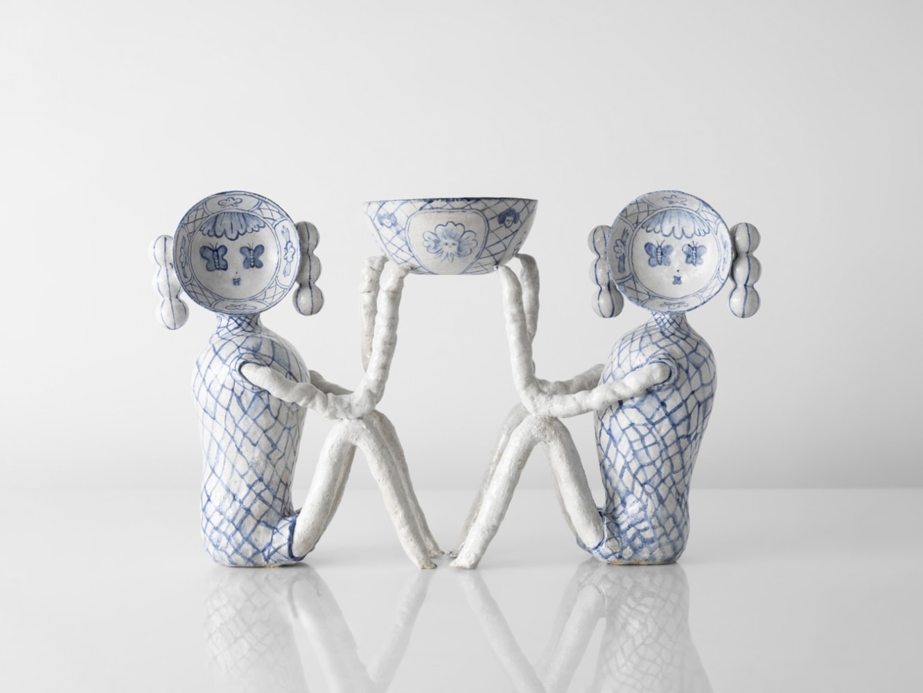 EUN-HA PAEK
Sitting Dudes with Bowls, 2022
Glazed stoneware
16.5" H x 26" W x 7" D