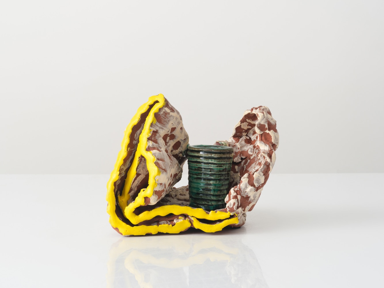 GRAHAM MARKS
Candelabra, 2023
Glazed stoneware, thrown and pinched
6.5" H x 8.25" W x 7" D