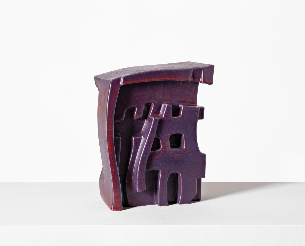 MP VIIIA, 2024
Glazed stoneware, slab built
13" H x 10.5" W x 5" D