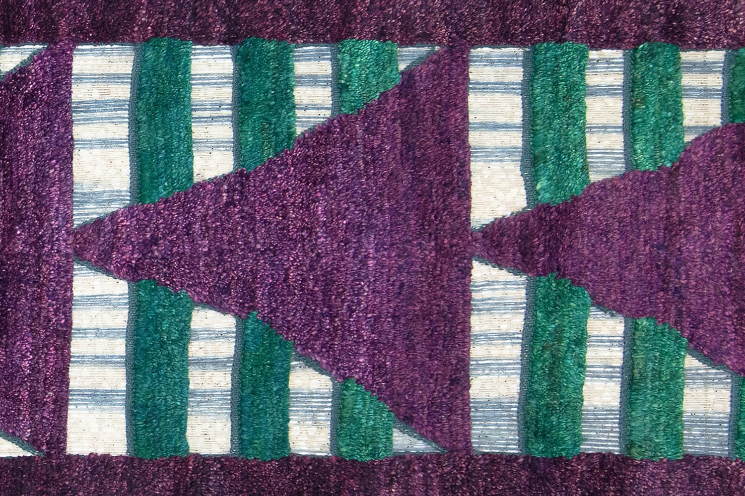 TAHER ASAD-BAKHTIARI
Tribal Weave, 2024
Wool, gabbeh with warp exposed
171.5&amp;quot; L x 31.5&amp;quot; W