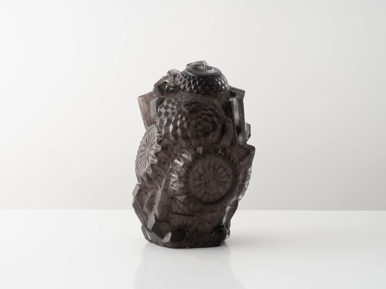 STINE BIDSTRUP
Architectural Glass Fantasies no. 37, 2019
Mold blown glass with digitally printed interior
14.5" H x 9.5" Dia.