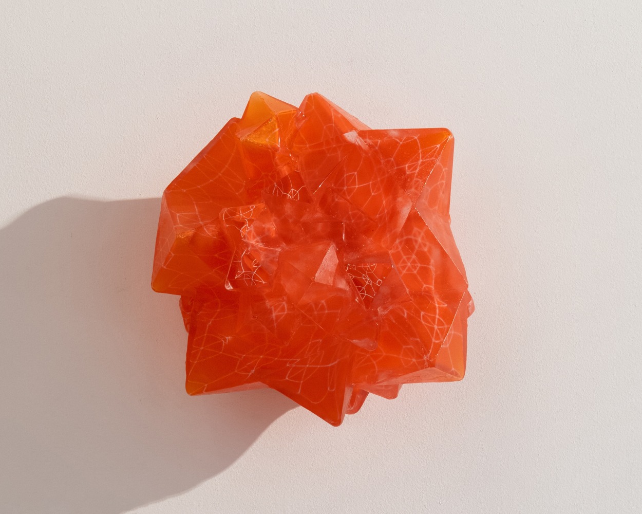 STINE BIDSTRUP 
Architectural Glass Fantasies no. 52, 2020
Mold blown glass with digitally printed interior, wall mount
11.5" H x 11.5" W x 7.5" D