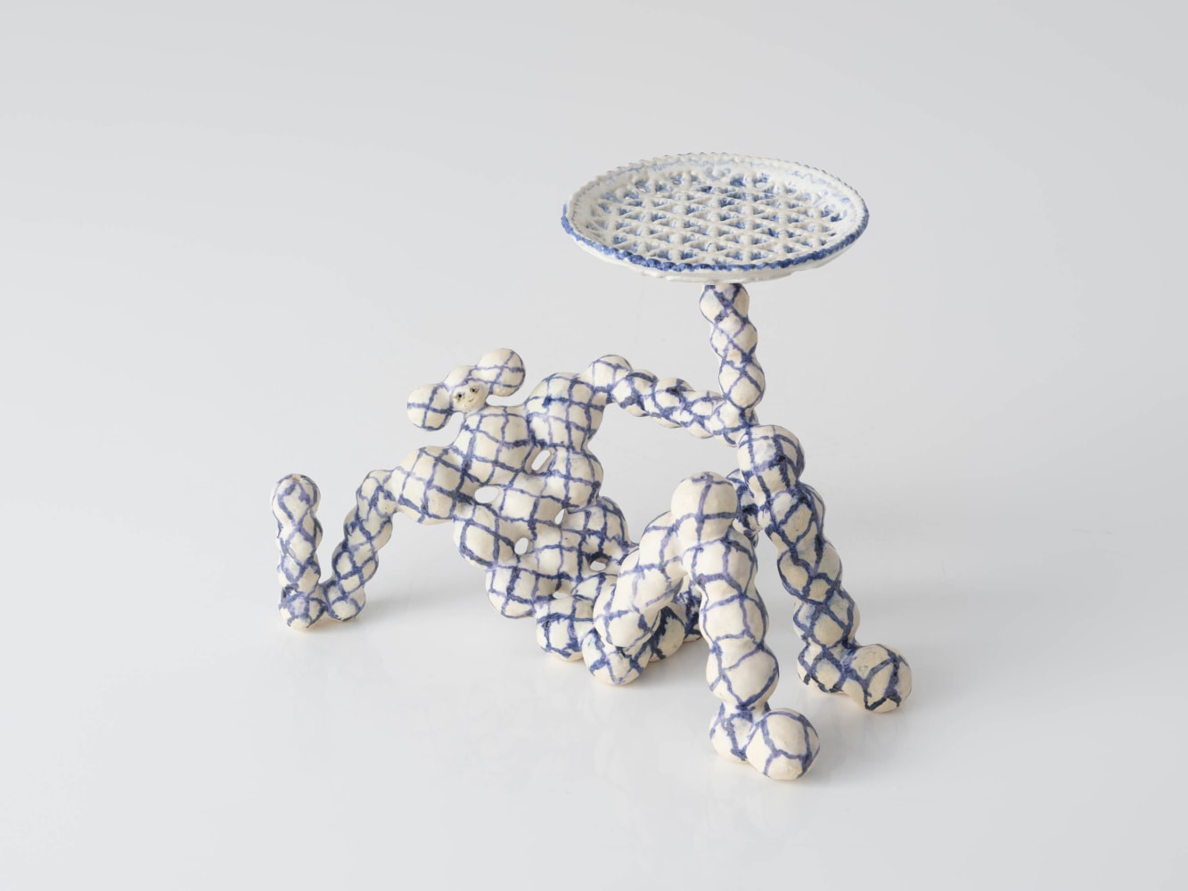 EUN-HA PAEK
Ball Figure with Plate 2, 2024
Glazed stoneware
9.5" H x 12.25" W x 11" D