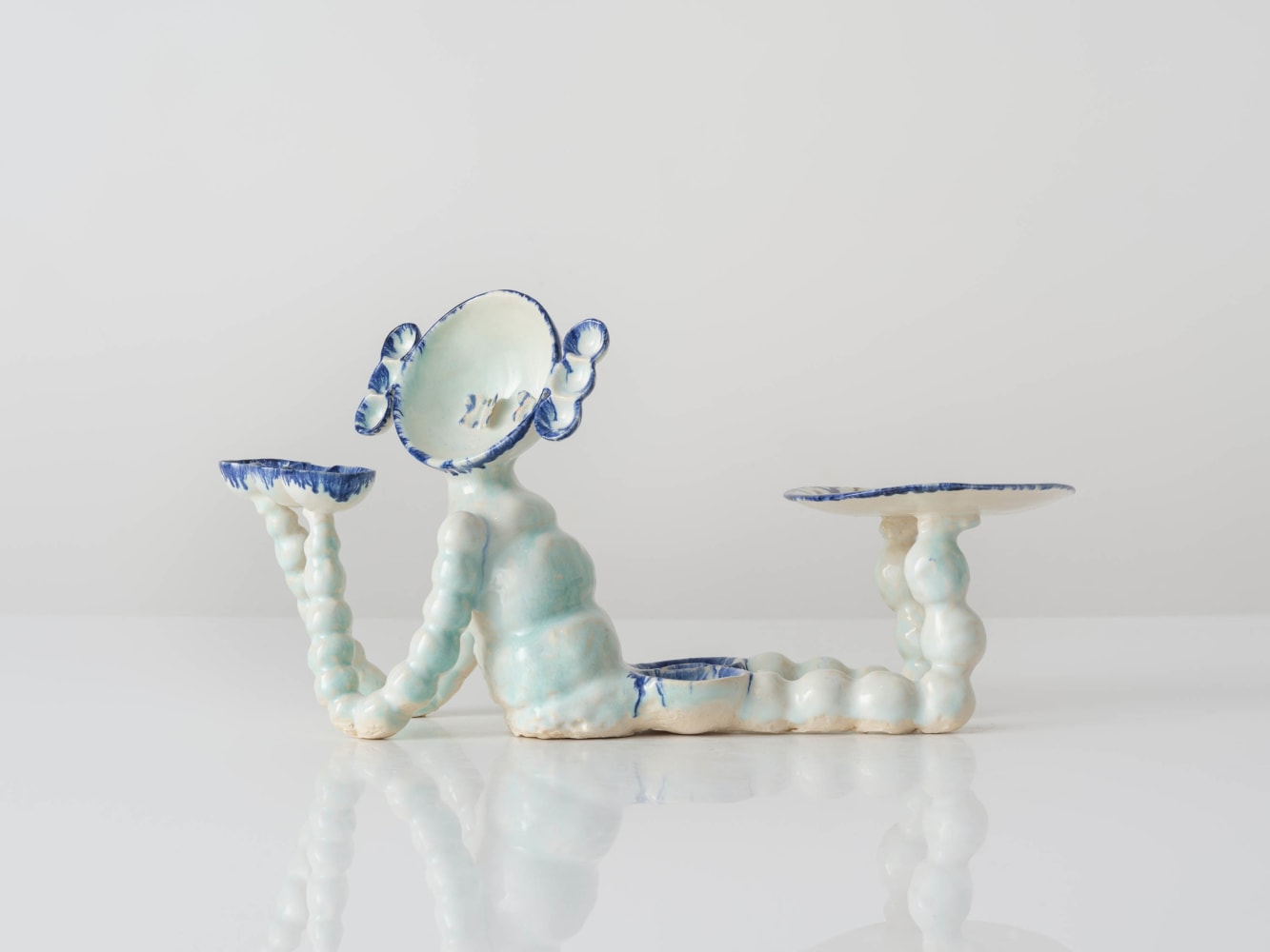 EUN-HA PAEK
Figure with Twelve Bowls and Plate, 2024
Glazed stoneware
8.5" H x 16.5" W x 5.5" D