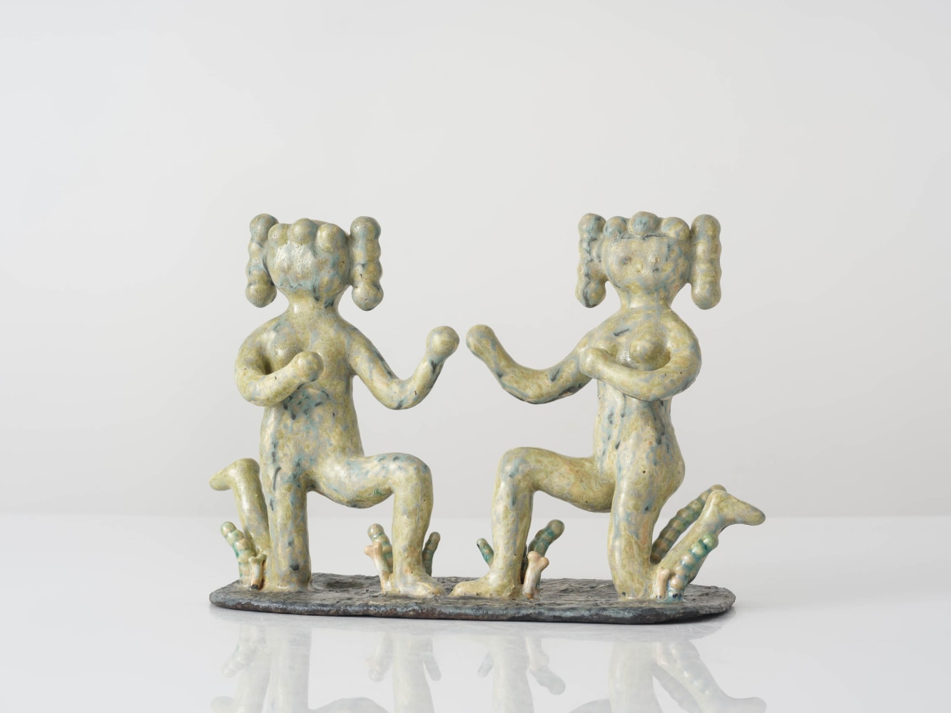 EUN-HA PAEK
Mongmong Kneeling Figures Stone, 2024
Glazed stoneware
10" H x 14.5" W x 5.75" D