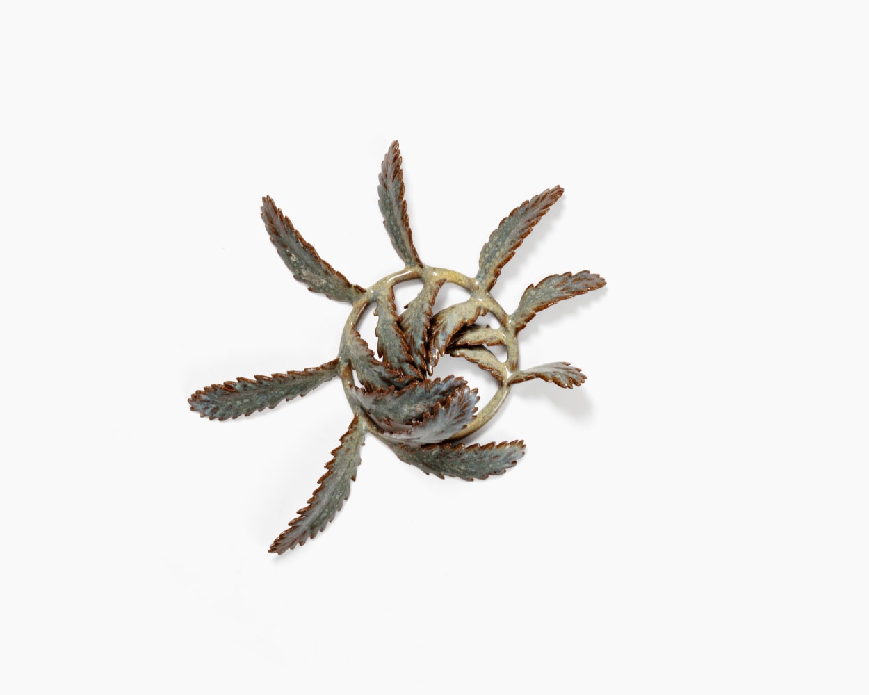 MARIANNE NIELSEN
Circle-Shaped Leaf, 2023
Glazed stoneware
6&amp;rdquo; H x 7&amp;rdquo; W