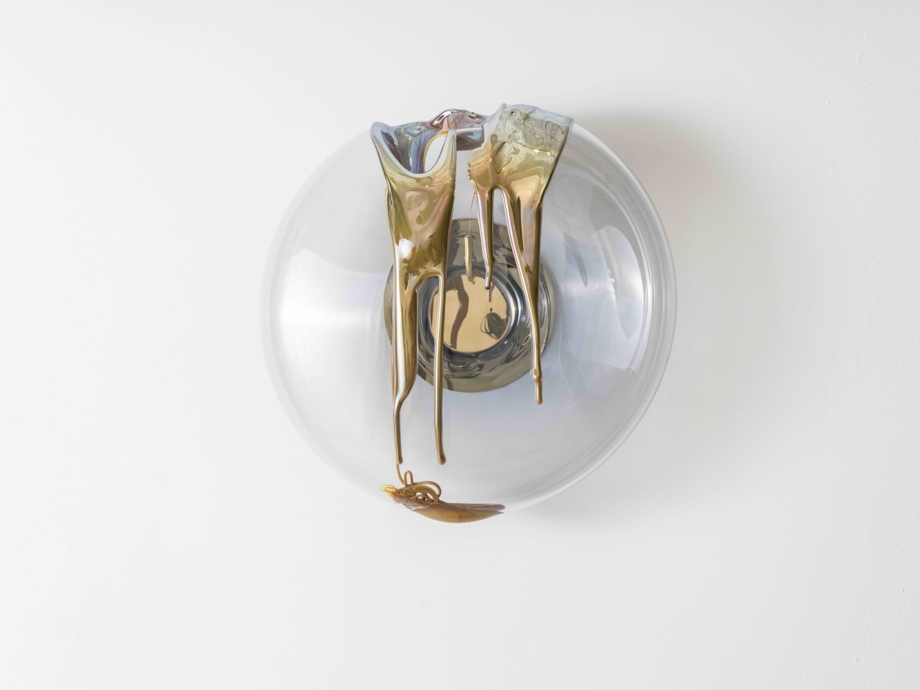 BJ&amp;Oslash;RN FRIBORG

Implosion, 2023

Hand-blown glass

18&amp;quot; Dia. x 6.5&amp;quot; D