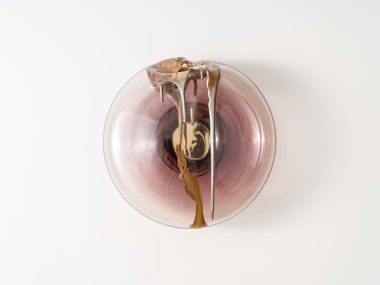 BJ&amp;Oslash;RN FRIBORG

Implosion, 2023

Hand-blown glass

17&amp;quot; Dia. x 7&amp;quot; D