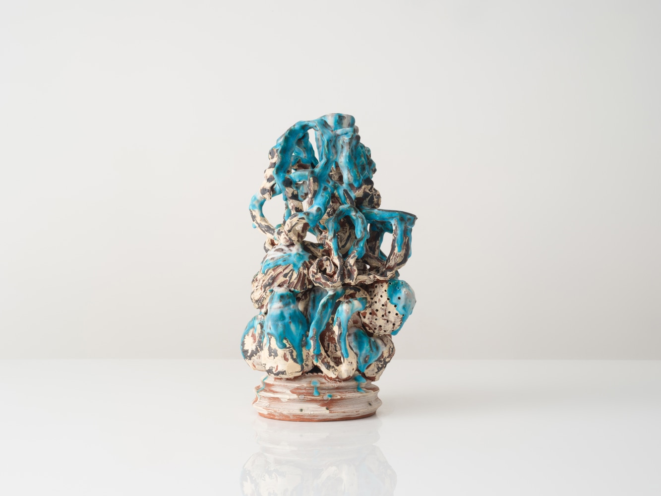 GRAHAM MARKS
Candelabra, 2023
Glazed stoneware, thrown, coiled, and pinched
16.5" H x 9.5" Dia.