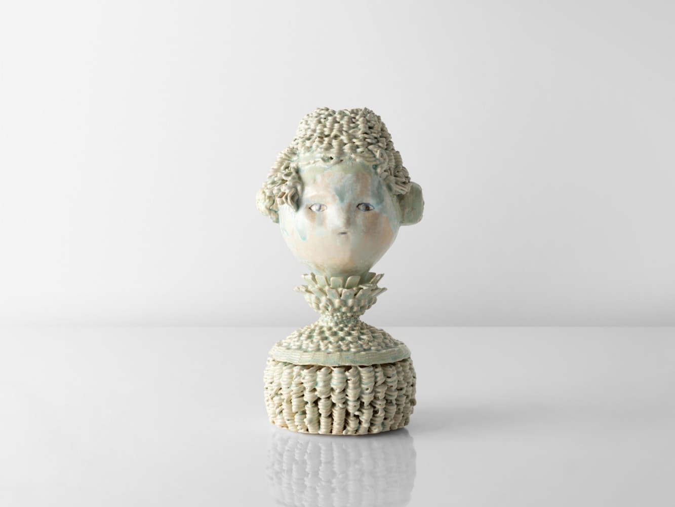 EUN-HA PAEK
Poodlymorf Bust, 2022
Handbuilt and 3D printed glazed stoneware
10.25" H x 5.25" W x 5.25" D