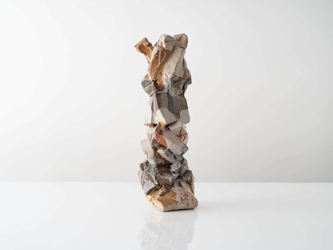 SHOZO MICHIKAWA
Shino Sculptural Form, 2023
Glazed stoneware
22.75" H x 8" Dia.