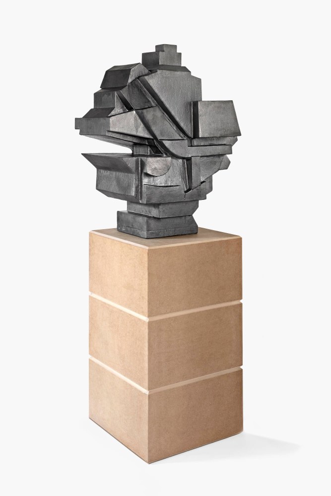 KAREN BENNICKE
Geometrical Construction, 2019
Glazed faience, slab built with MDF podium
74.75&amp;quot; H x 31.5&amp;quot; W x 22&amp;quot; D