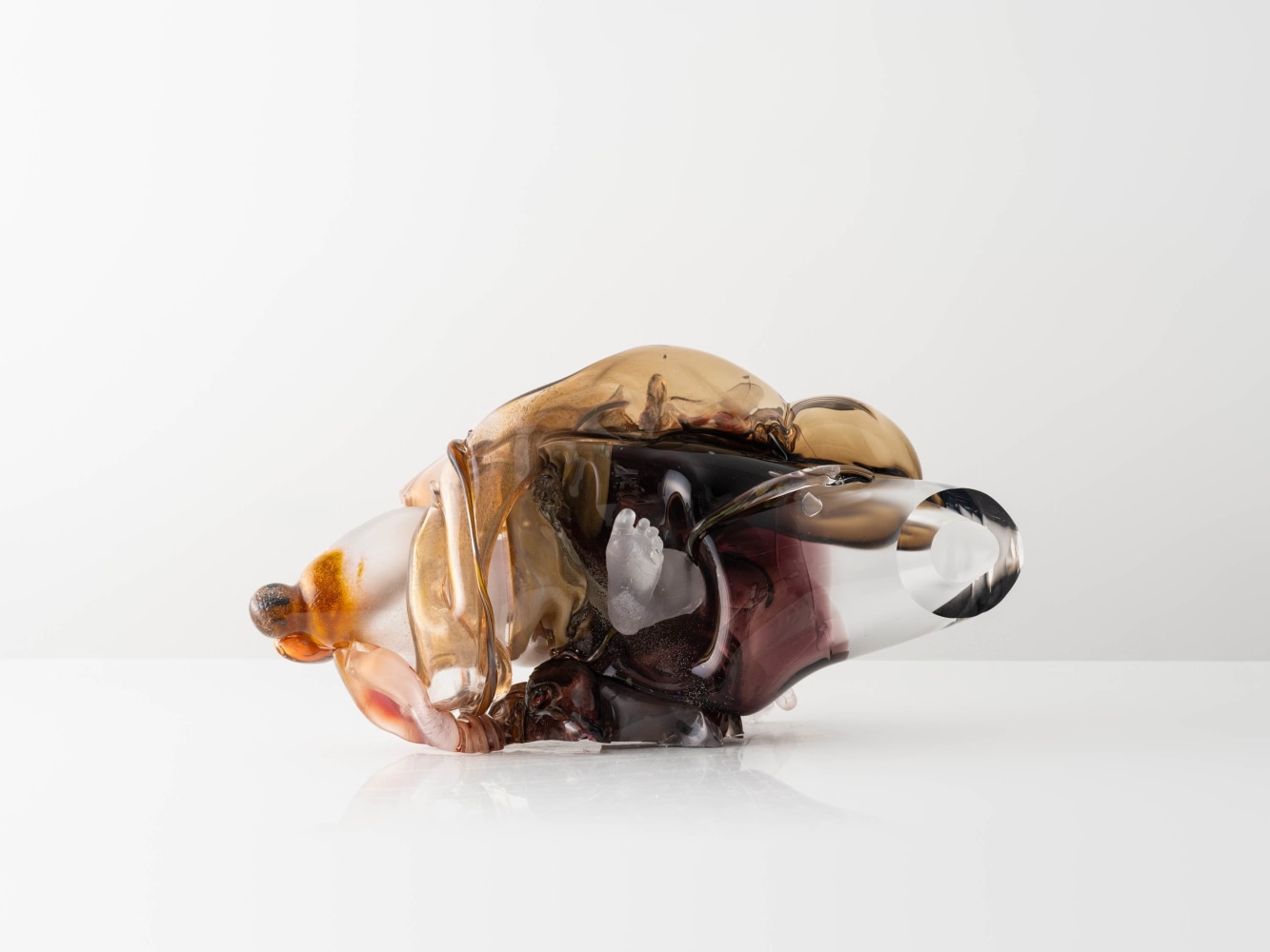 MARIA KOSHENKOVA
Fauns Flesh II, 2022
Blown and sculpted glass
11.5" H x 23" W x 9.5" D