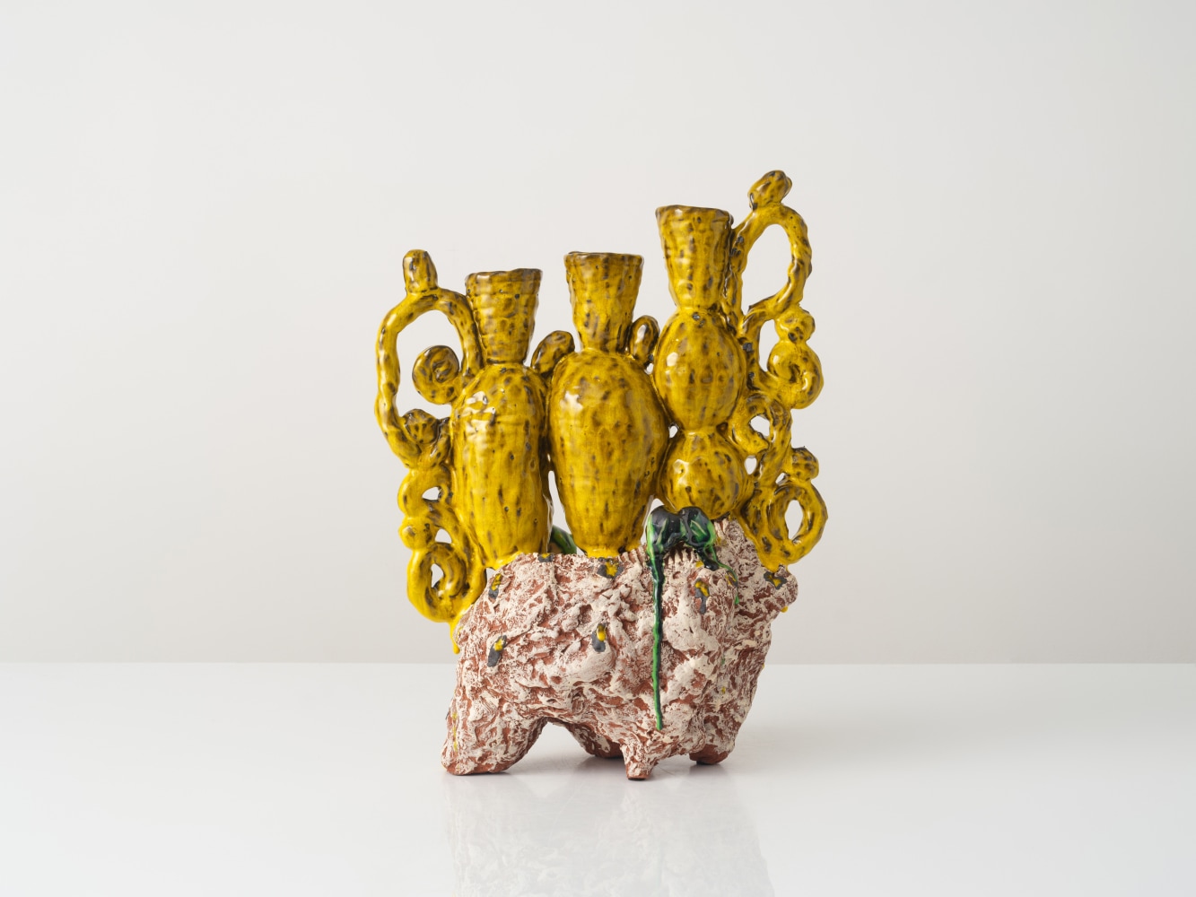 GRAHAM MARKS
Candelabra, 2024
Glazed stoneware, thrown, coiled, and pinched
20" H x 15" W x 9" D