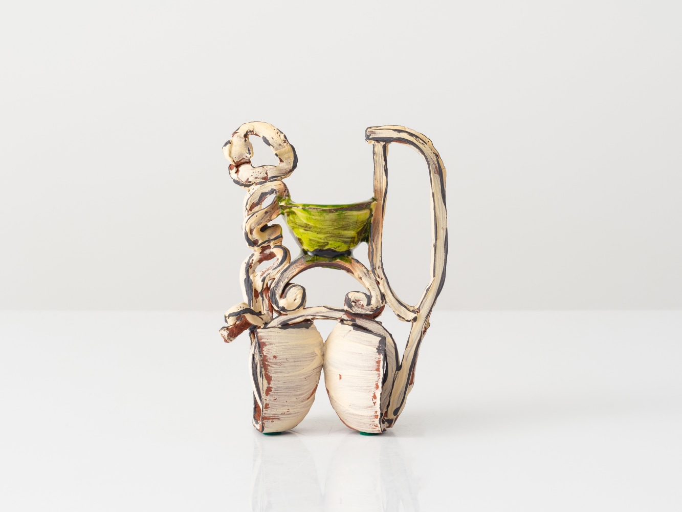 GRAHAM MARKS
Candelabra, 2024
Glazed stoneware, thrown
6.5" H x 4.75" W x 3" D