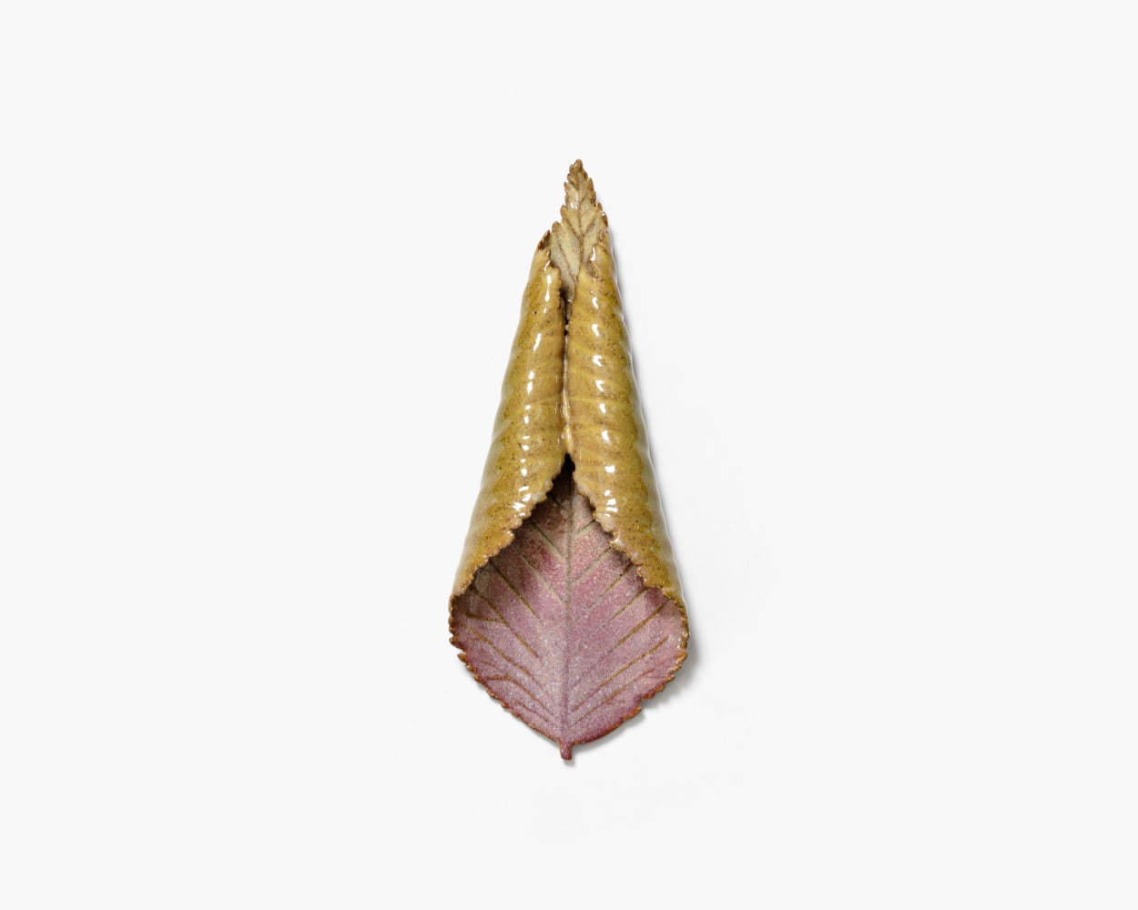 MARIANNE NIELSEN
Hazel Leaf, 2023
Glazed stoneware
7.75&amp;rdquo; H x 3&amp;rdquo; W