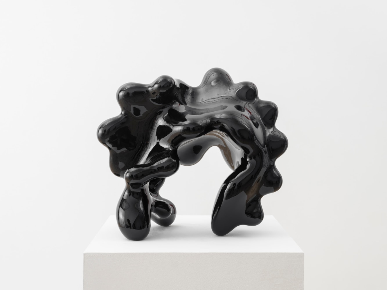 STEEN IPSEN
Black Organic Movement 4, 2023
Glazed earthenware
17.5" H x 19" W x 9" D