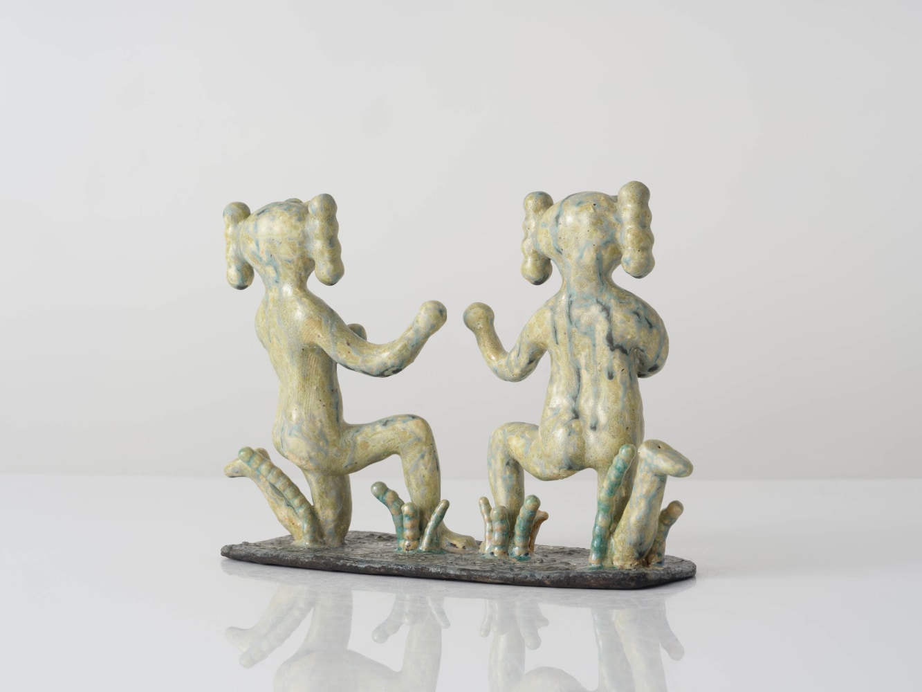 EUN-HA PAEK
Mongmong Kneeling Figures Stone, 2024
Glazed stoneware
10" H x 14.5" W x 5.75" D