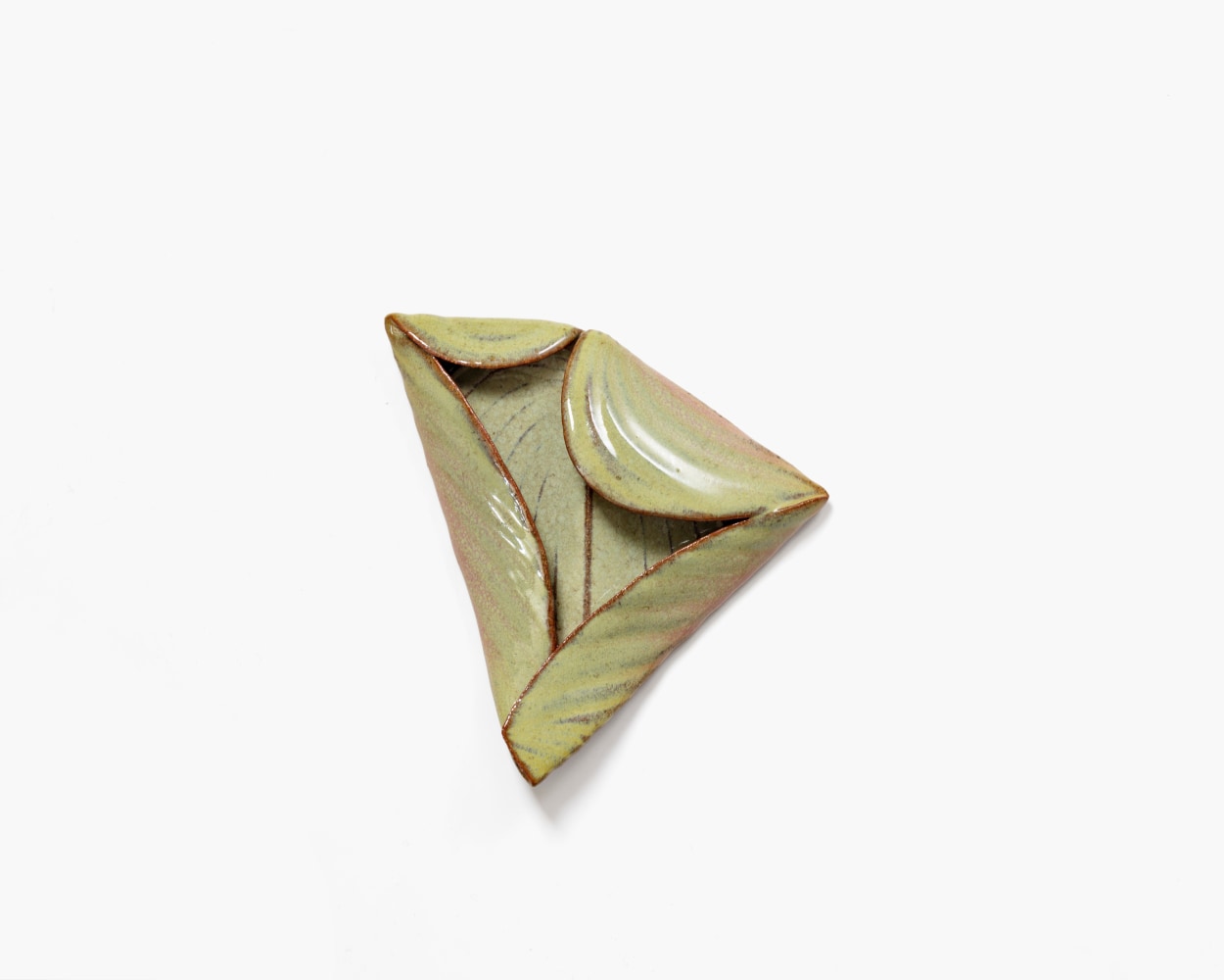 MARIANNE NIELSEN
Folded Hosta Leaf, 2023
Glazed stoneware
5.5&amp;rdquo; H x 5&amp;rdquo; W