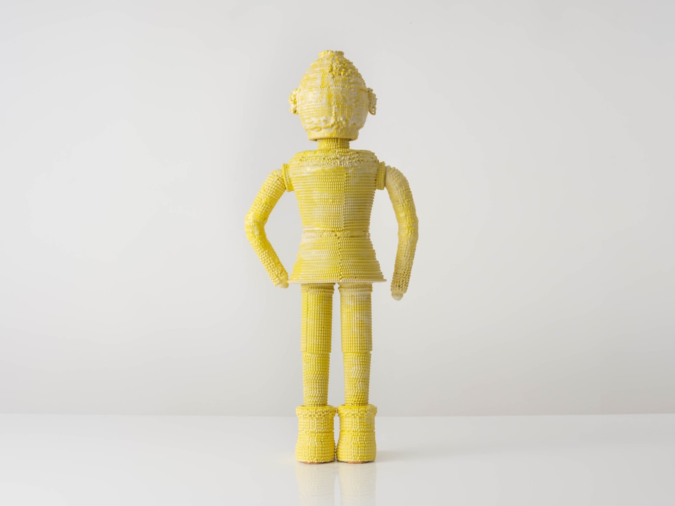 EUN-HA PAEK
Cornbot, 2025
3D printed glazed stoneware
30" H x 13" W x 7" D