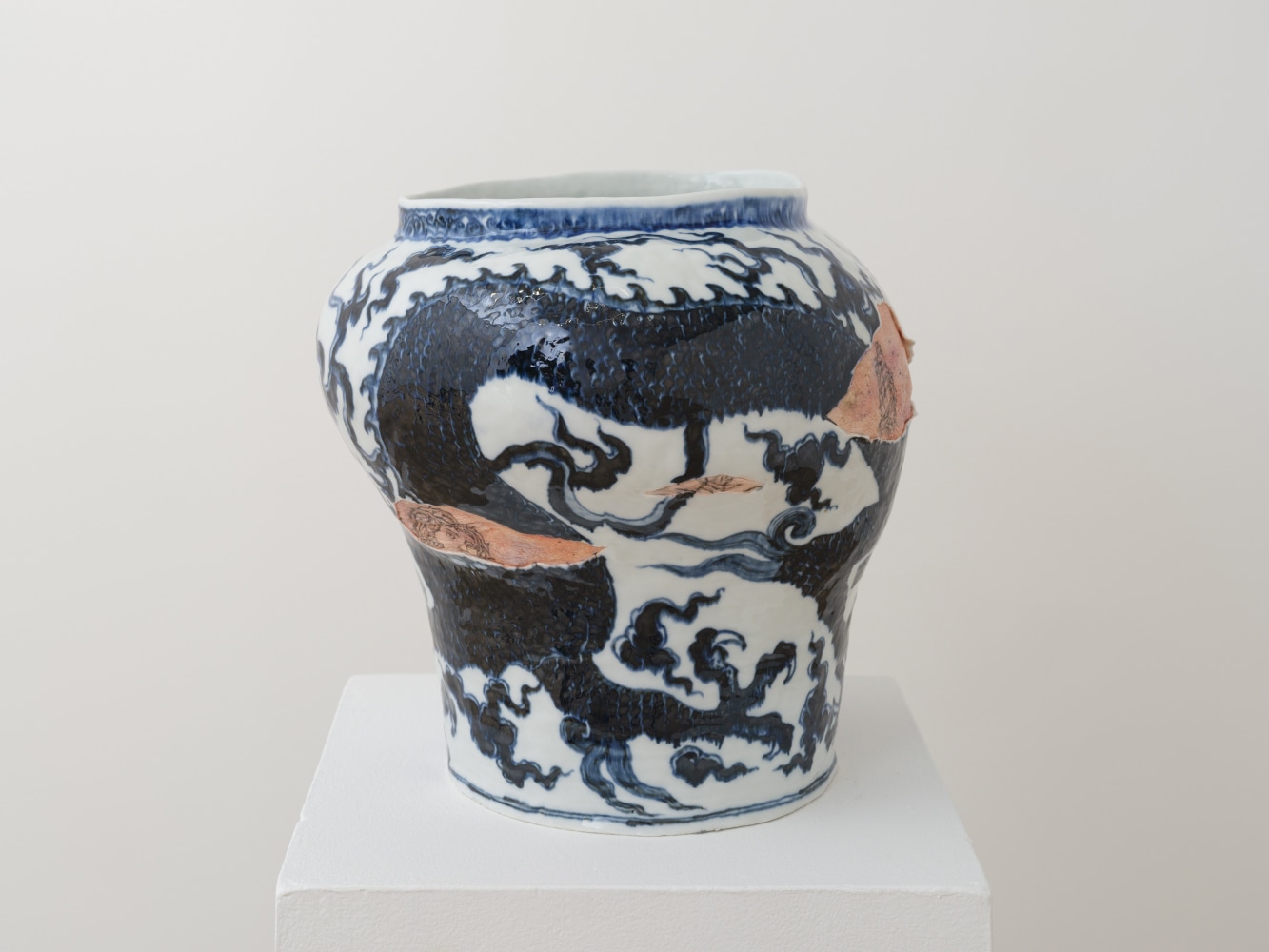LIN WANG
I Never Saw the East Coast until I Moved to the West (Jar II), 2025
Glazed porcelain
13.25&amp;quot; H x 14&amp;quot; W x 13.5&amp;quot; D