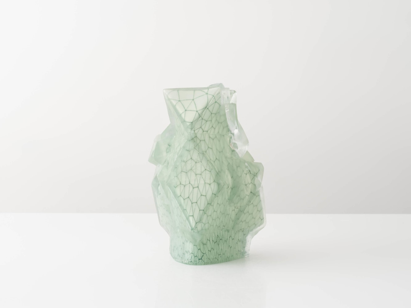 STINE BIDSTRUP
Architectural Glass Fantasies no. 18, 2018
Mold blown glass with digitally printed interior
10.5" H x 7.5" W x 7" D