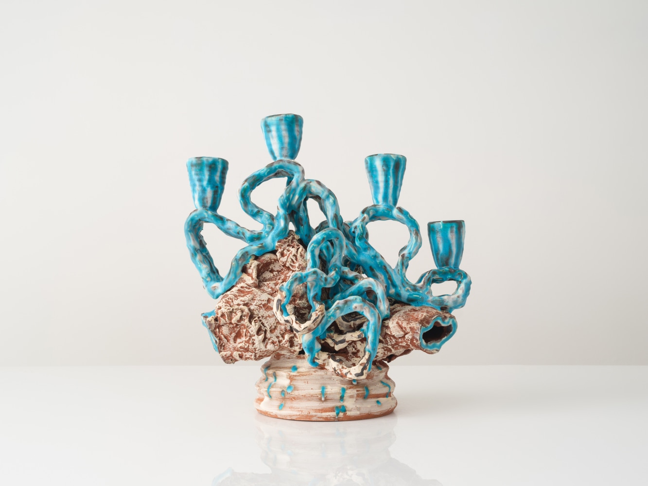 GRAHAM MARKS
Candelabra, 2024
Glazed stoneware, thrown, coiled, and pinched
17.75" H x 17.5" W x 10.5" D