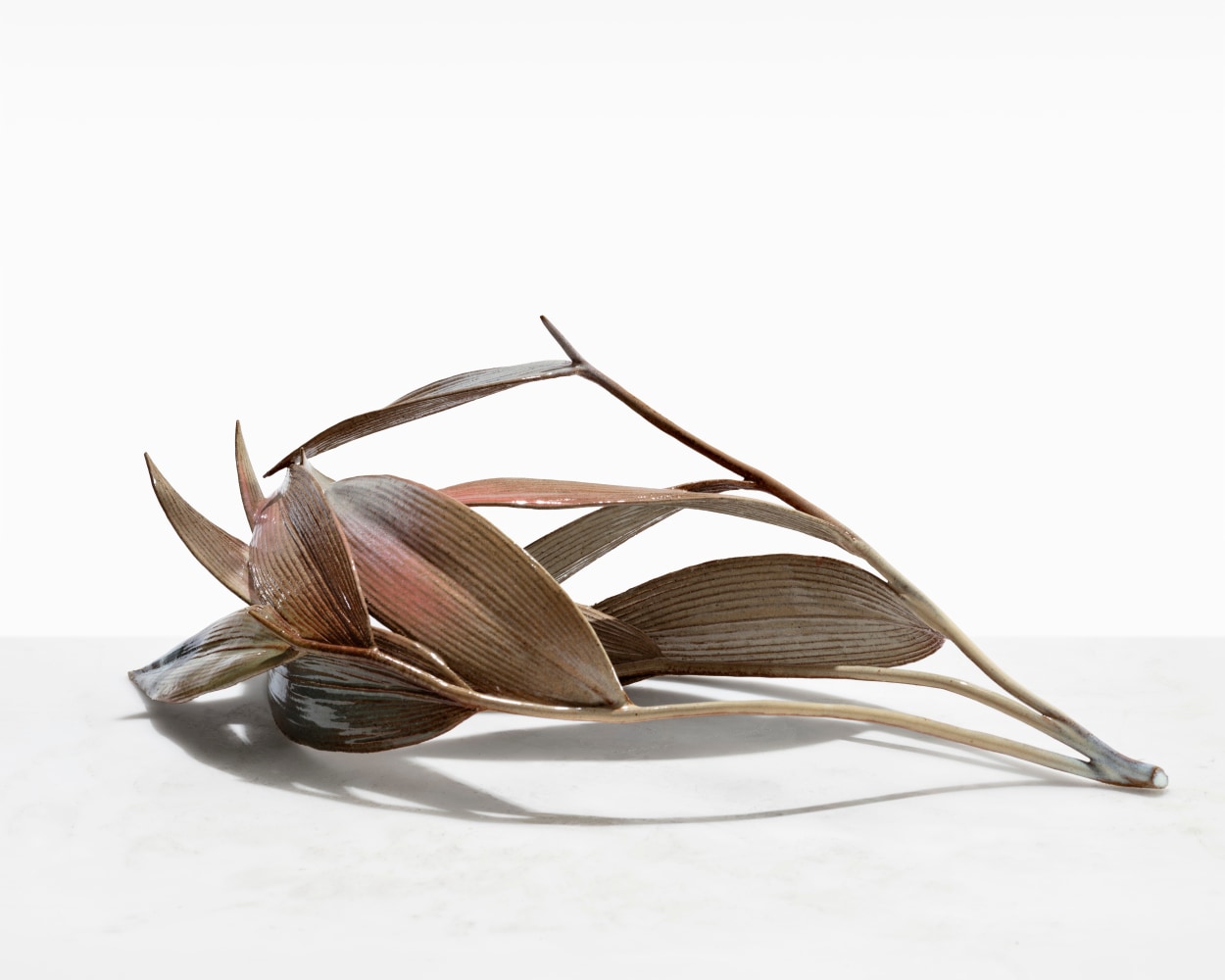 MARIANNE NIELSEN
Broadleaf Bamboo, 2024
Glazed stoneware
6.75&amp;rdquo; H x 18.5&amp;rdquo; W x 8.25&amp;rdquo; D