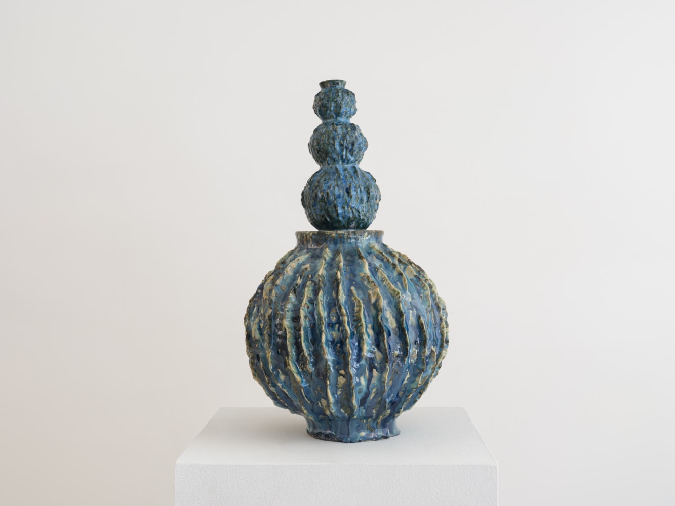 EUN-HA PAEK
Moonjar Face Stack, 2025
Handbuilt and 3D printed glazed stoneware
12" H x 7" W x 6" D