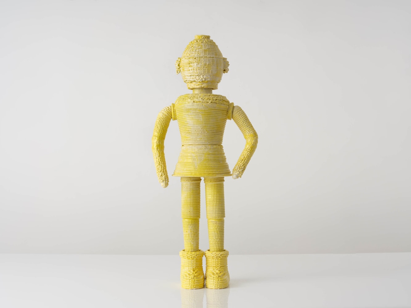 EUN-HA PAEK
Cornbot, 2025
3D printed glazed stoneware
30" H x 13" W x 7" D