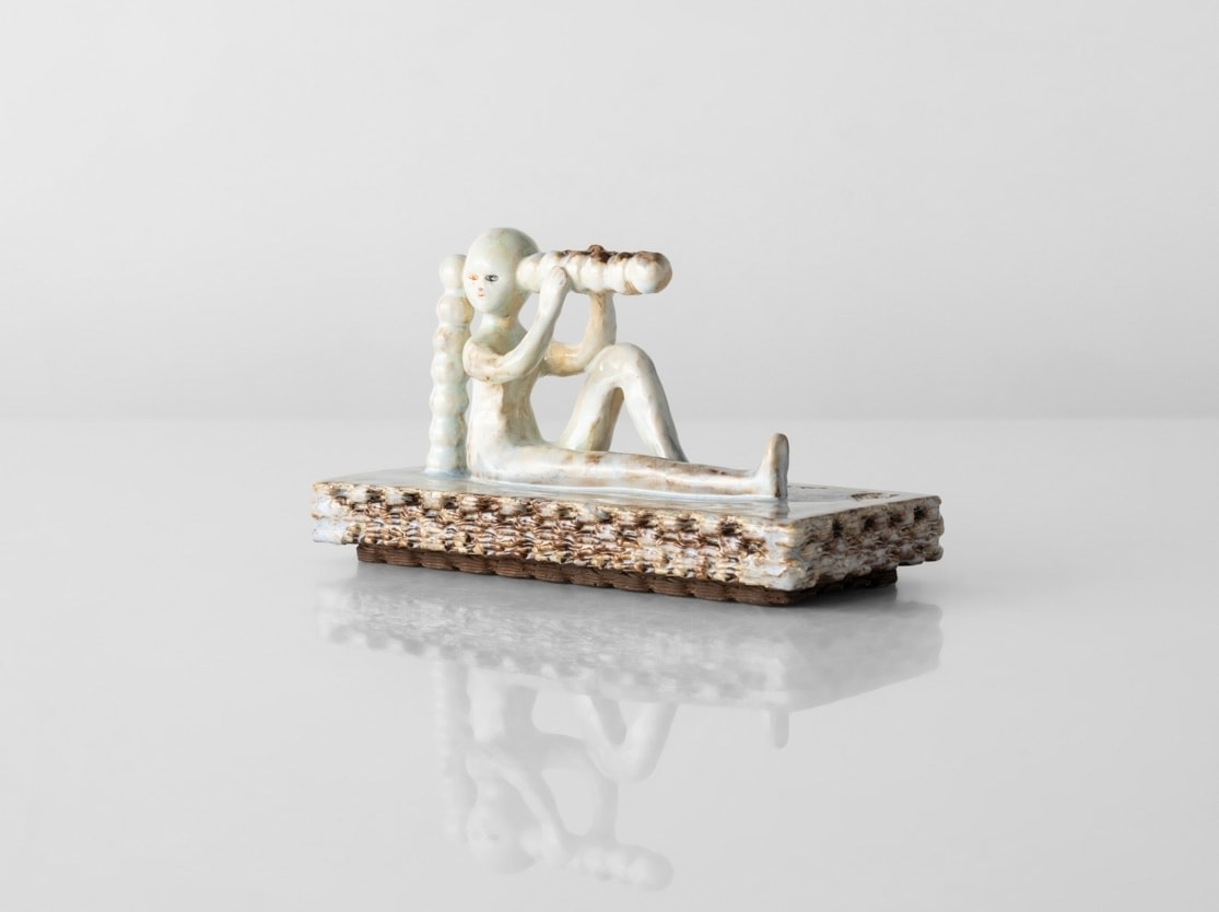EUN-HA PAEK
Bubblehead, 2022
Handbuilt and 3D printed glazed stoneware
4.75" H x 8.75" W x 3.75" D