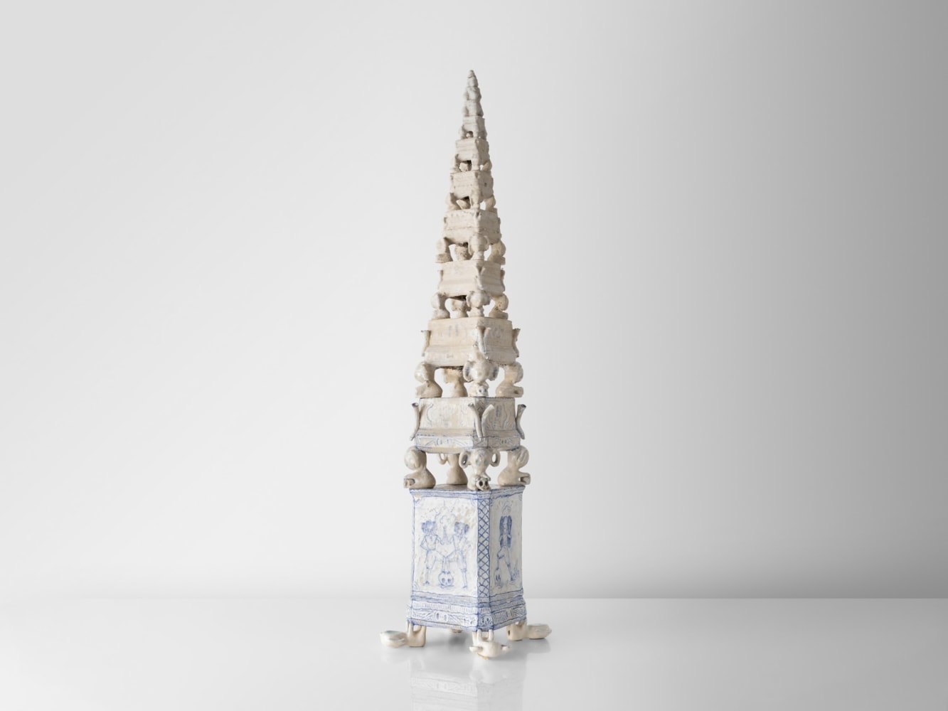 EUN-HA PAEK
Poodle Tower of Babble, 2018
Glazed stoneware
53.75" H x 13.5" W x 13.5" D