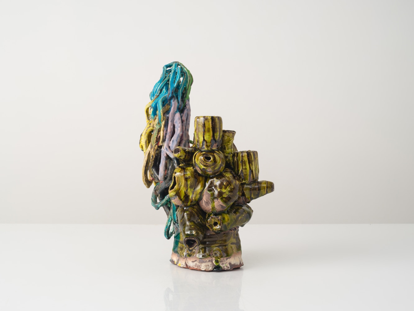 GRAHAM MARKS
Candelabra, 2025
Glazed stoneware, thrown, coiled, and pinched
16.25" H x 9.5" W x 7.5" D
