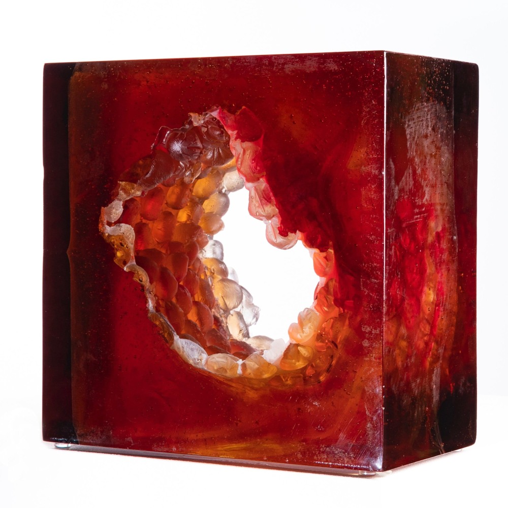 Rhubarb Shift Cube
