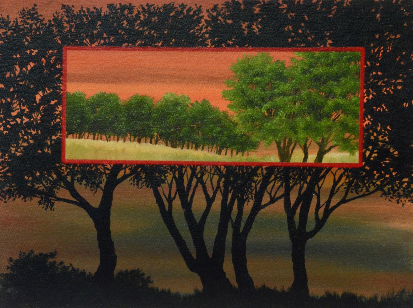 Bernard Palchick- Forest Predella #7