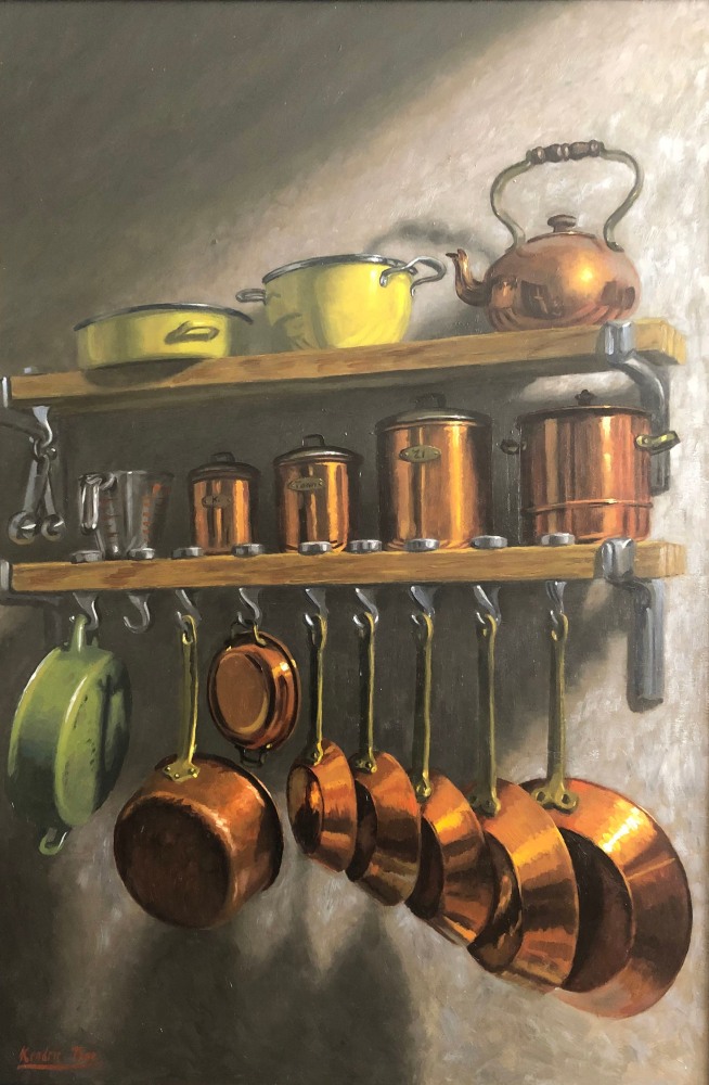 Still Life Copper Kitchenware