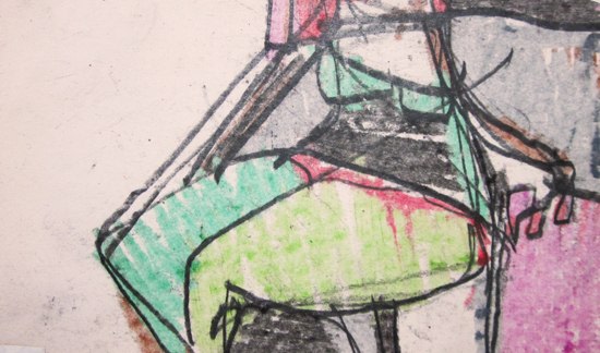 Seated woman
