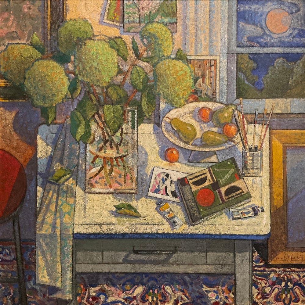 Studio Interior at Night