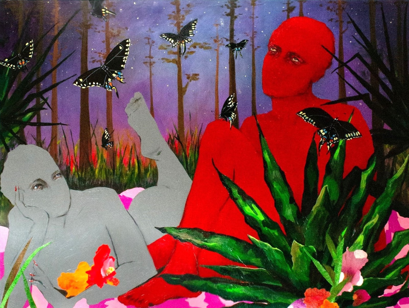 Caitlin Cartwright-The Park at Night