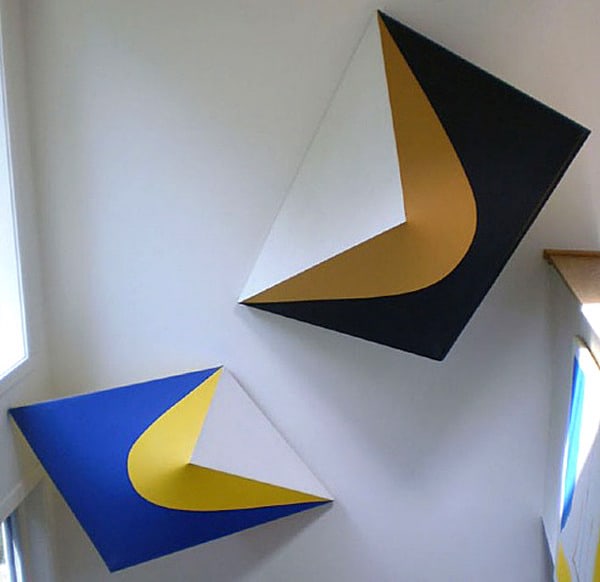 Intersection, 1965

acrylic on shaped canvas

50&amp;quot; x 108&amp;quot; x 23&amp;quot; in two pieces