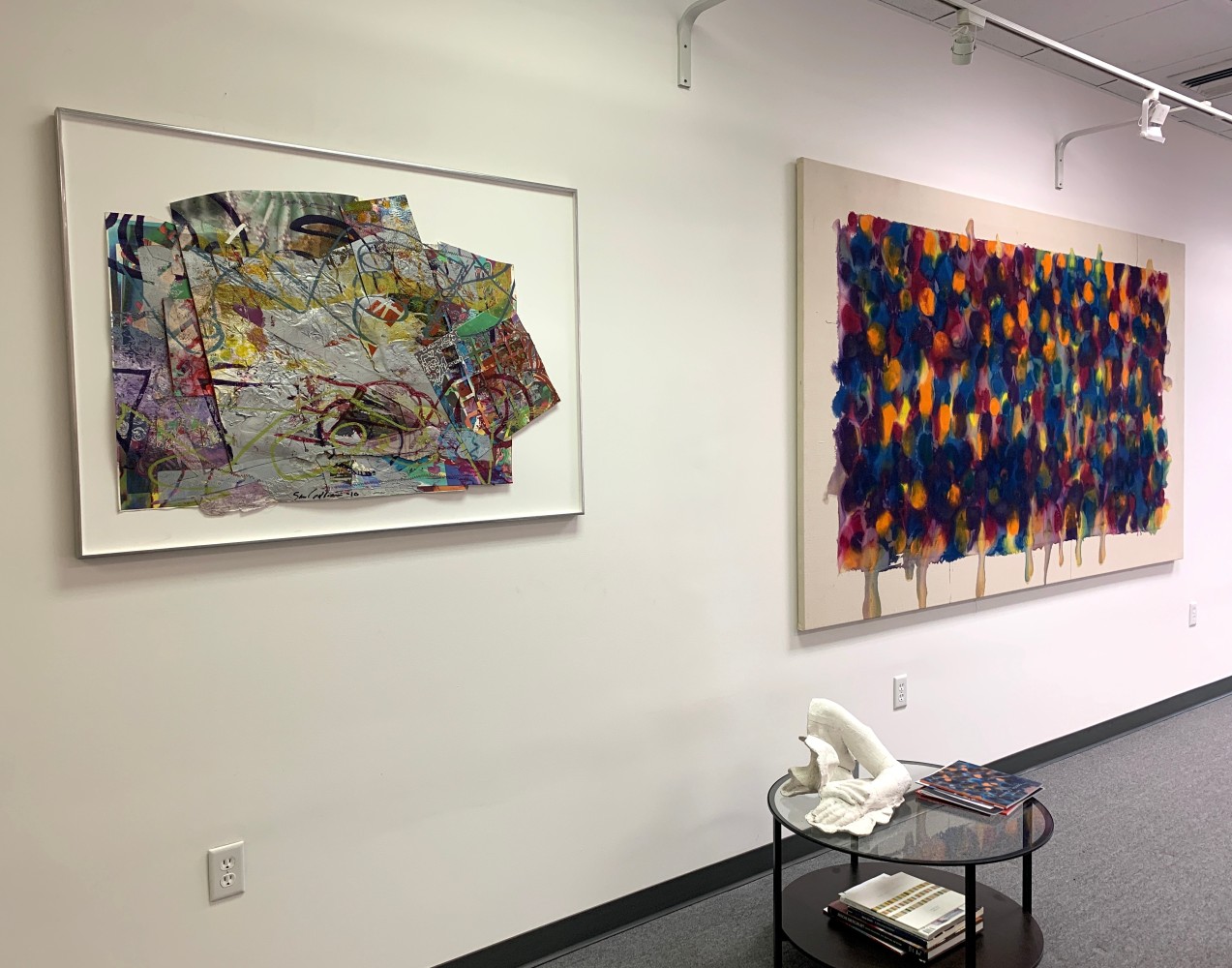 For the Fog, 2010

relief, acrylic paint, wood veneer, varnish, Japanese paper, rivets, handmade paper

28&amp;quot; x 43 1/2&amp;quot;

Installation View