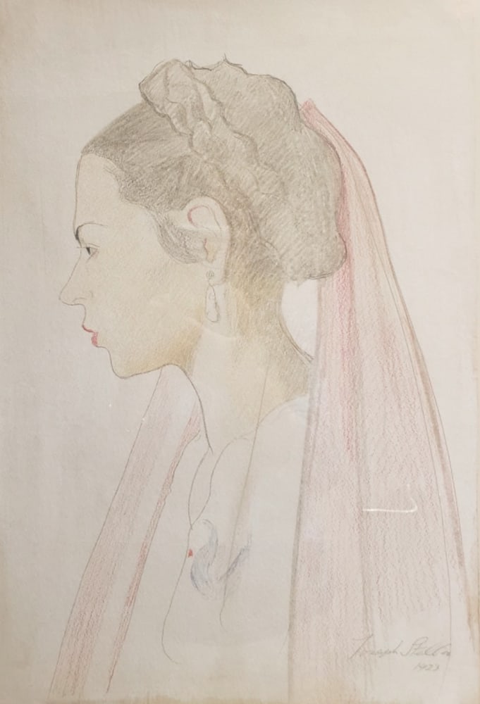 Untitled, 1923

colored pencil and silverpoint on paper

17 1/2&amp;quot; x 12&amp;quot;